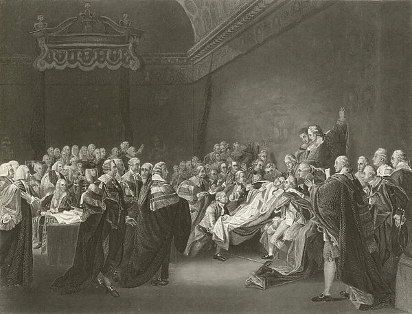 Death of the Earl of Chatham, 1778 (engraving)