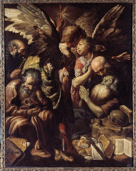 The death of Saint Anthony (Saint Anthony the Great, 250 / 51-356
