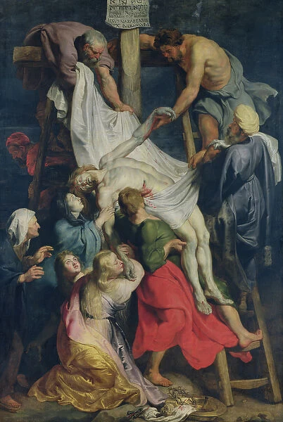 Descent from the Cross, 1617 (oil on canvas)