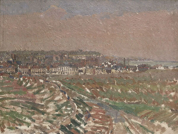 Dieppe from the West, 1910 - 1911 (oil on canvas)