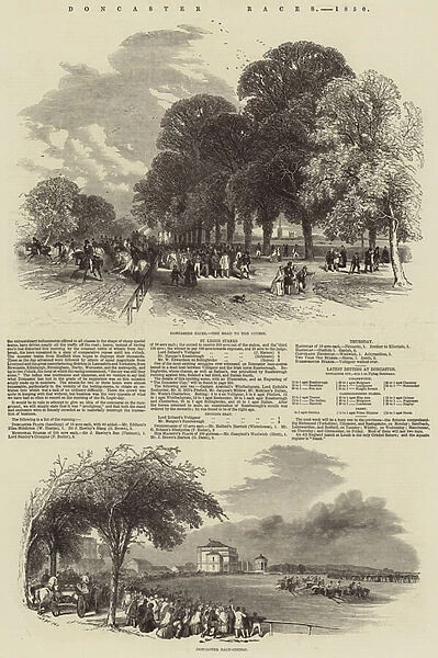 Doncaster Races, 1850 (engraving)