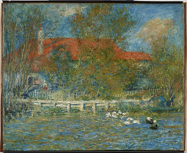 The Duck Pond, 1873 (oil on canvas)