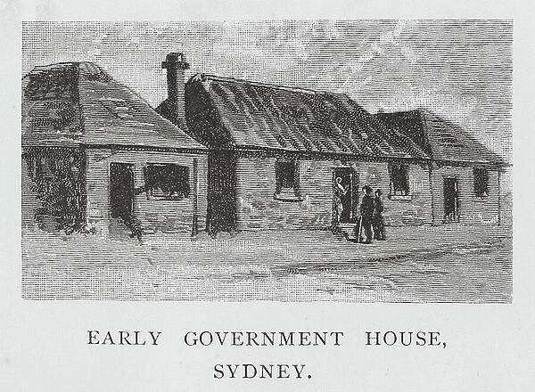 Early Government House, Sydney (engraving)