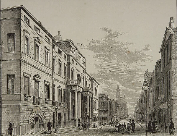 Edinburgh University in c. 1880, from Scottish Pictures published by the