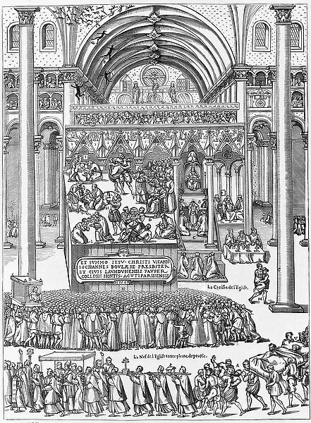Exorcism of a woman possessed in the Church of Our Lady of Laon, February 8, 1566