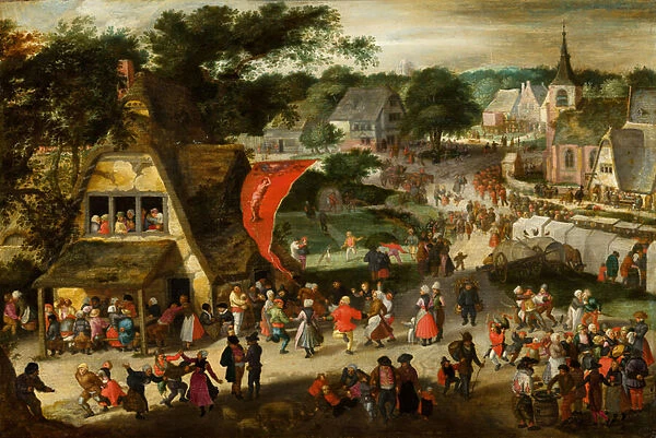 Fair on St Sebastians Day, c. 1598 (oil on panel)