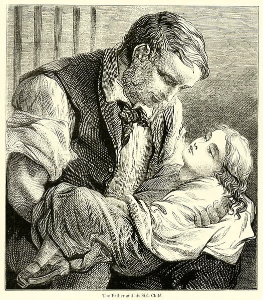 The Father and his Sick Child (engraving)