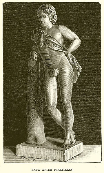 Faun after Praxiteles (engraving)