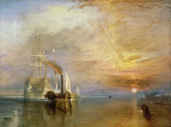 The Fighting Temeraire, 1839 (oil on canvas)