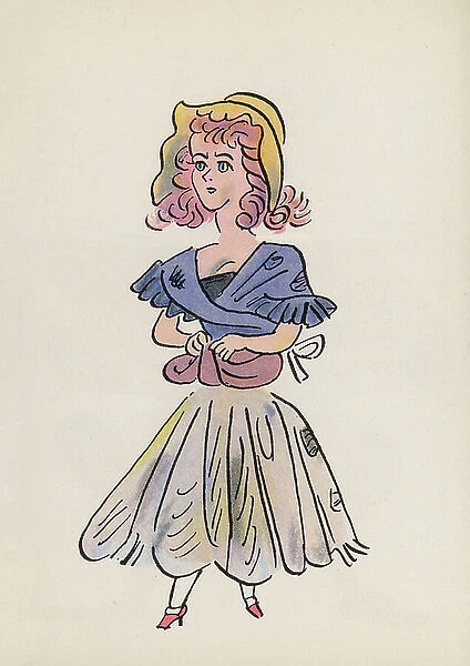 Figures from Children's Books: Cinderella (colour litho)