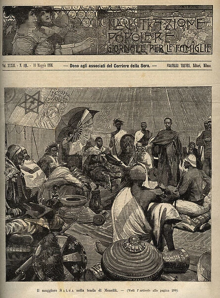 The First Italo-Ethiopian War (1895-1896). Major Tommaso Salsa