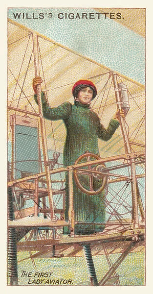 The First Lady Aviator (chromolitho)