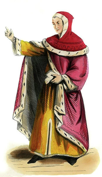 Florentine magistrate - costume from 15th century