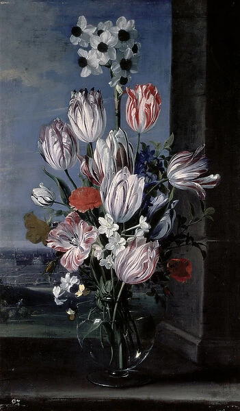 Flowers in a Crystal Vase, 1652
