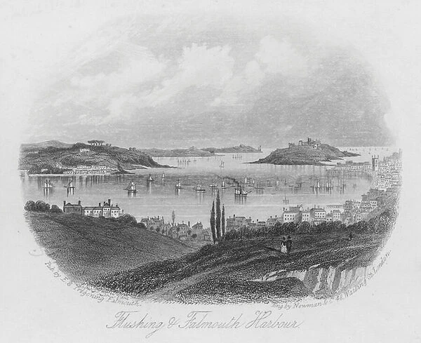Flushing and Falmouth Harbour (engraving)