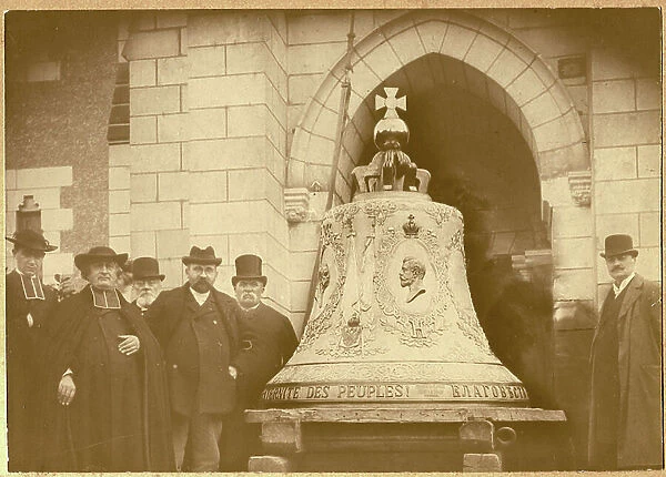 France, Poitou-Charentes, Vienne (86), Chatellerault: presentation of the bell offered by Tsar Nicholas II of Russia, 1897