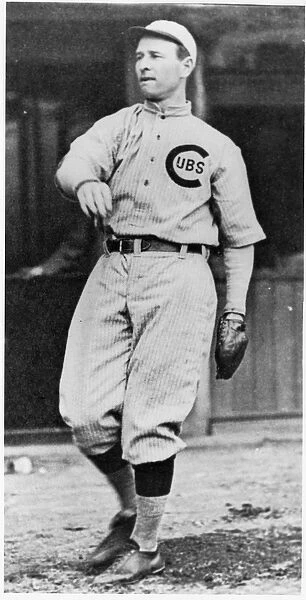 Frank Chance, first baseman and manager of the Chicago Cubs, 1906 (b  /  w photo)