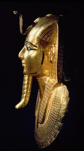 Funerary mask of Psusennes I (c. 1039-991 BC) Third Intermediate Period