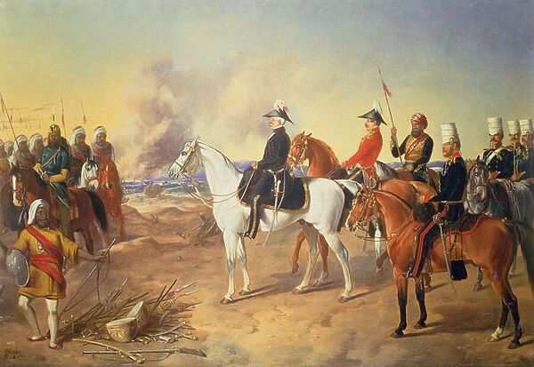 General Gough, Commander-in-chief of the Army of The Sutlej (oil on panel)