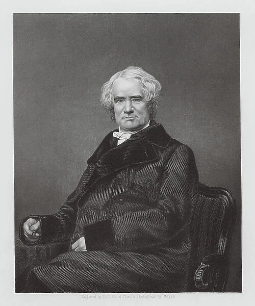 George M Dallas, American politican and diplomat (engraving)