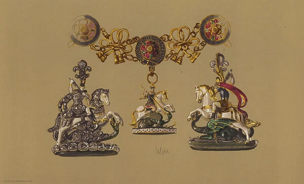 'George'worn by the Dukes of Marlborough and Wellington (chromolitho)