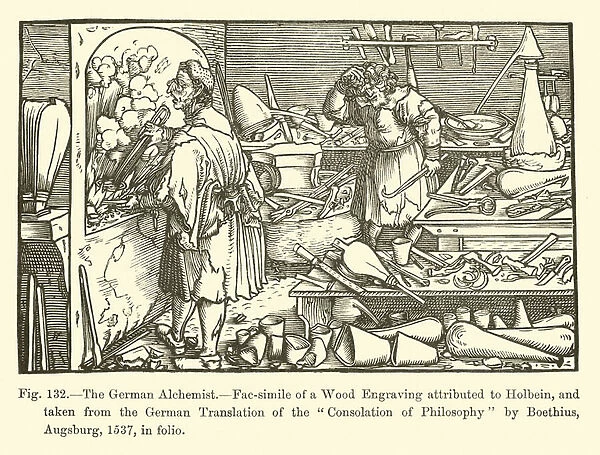 The German Alchemist (engraving)