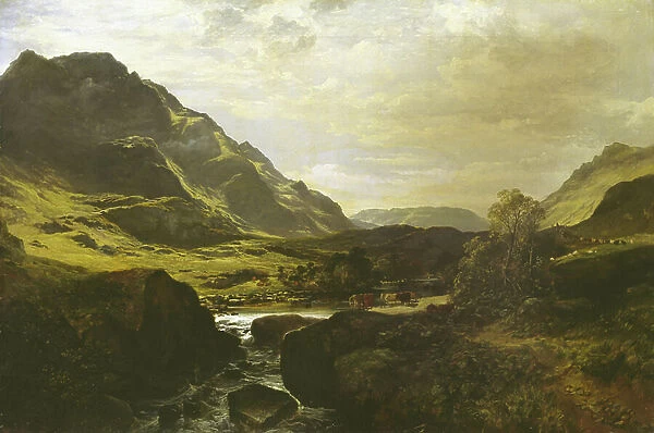 In Glen Massan, 1856 (oil on canvas)