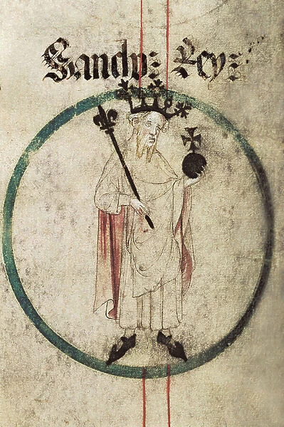 Gothic art: portrait of Sancho I Ramirez (Sancho Ramirez of Aragon) (ca. 1042-1094), king of Aragon and Navarra