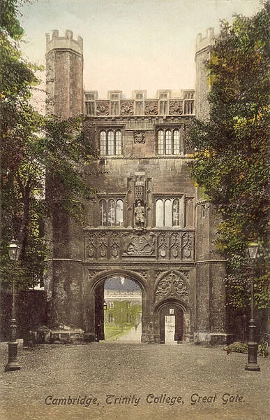 Great Gate, Trinity College, Cambridge (colour photo)