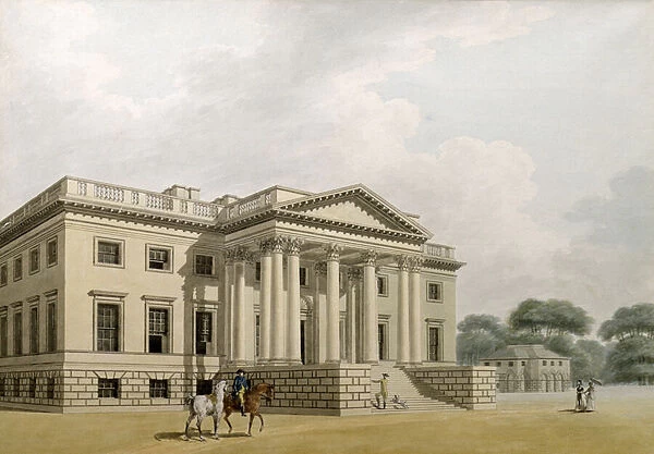 The Great Portico of Gorhambury (w  /  c on paper)