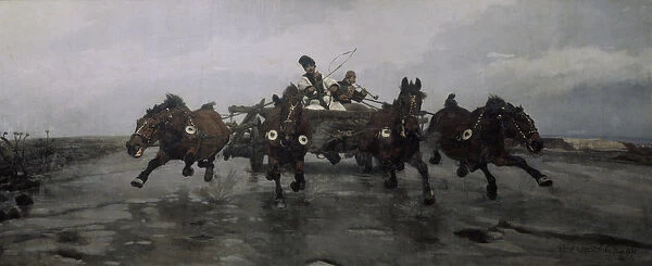 Four in Hand, 1881 (oil on canvas)