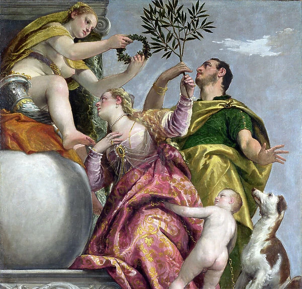 Happy Union (The Allegory of Love), c.1575 (oil on canvas)