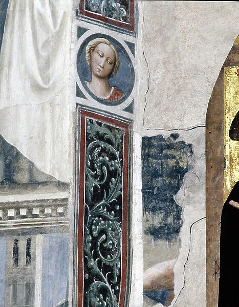 Head of a Woman, Brancacci Chapel, 1428 (fresco)