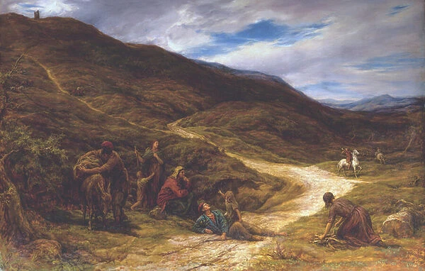 Over the Heath 'The Horn, the Horn, the Lusty, Lusty Horn', 1873 (oil on canvas)