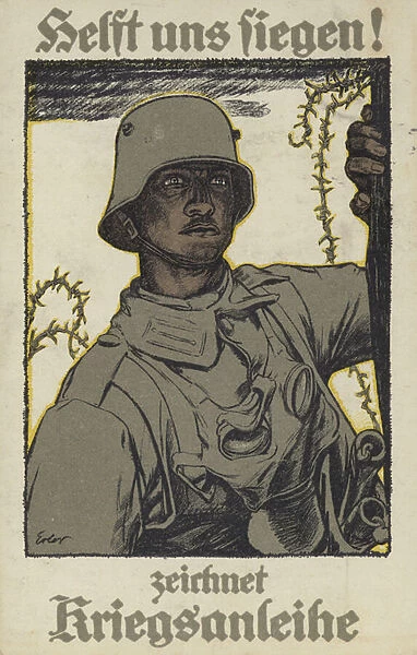 Help us to victory! Subscribe for war bonds (colour litho)