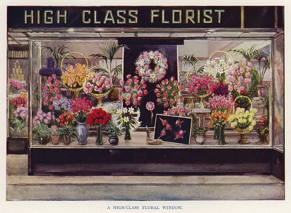 A high-class floral window (photo)