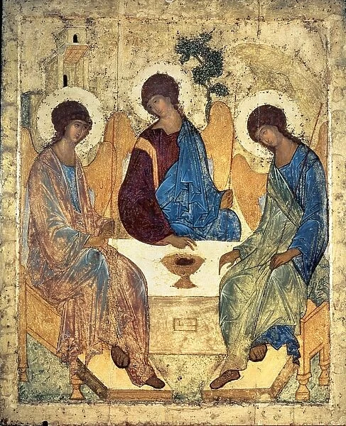 The Holy Trinity, 1420s (tempera on panel) (for copy see 40956)
