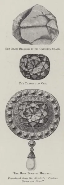 The Hope Diamond Print (19th Art Prints, Posters