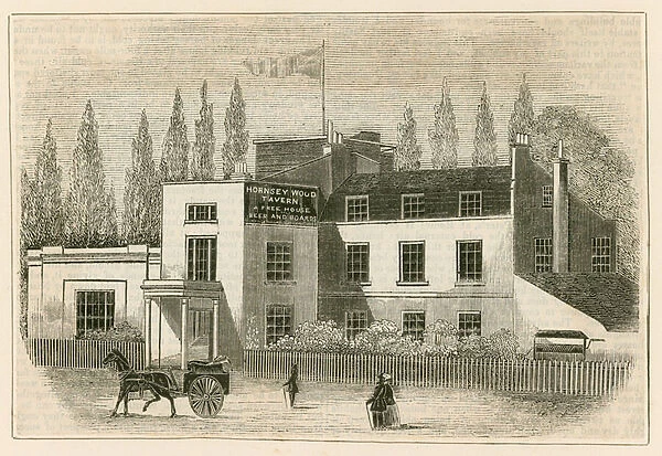 Hornsey Wood House Tavern, London (engraving)