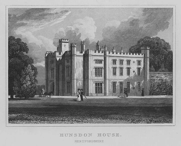 Hunsdon House, Hertfordshire (engraving)
