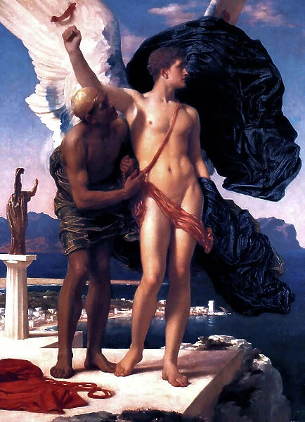 Icarus and Daedalus, c. 1869 (oil on canvas)