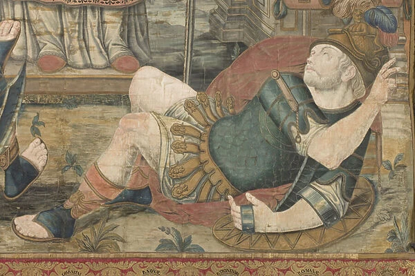Il Gonfalone di Milano, detail, 1565-66 (tempera and embroidered fabric)
