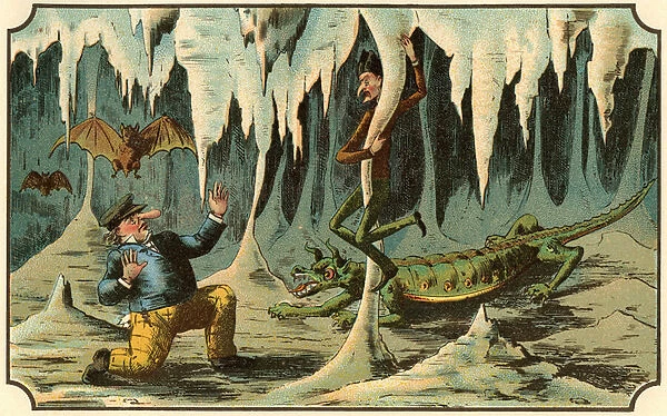 Illustration of the book 'Voyage dans la lune avant 1900'by A