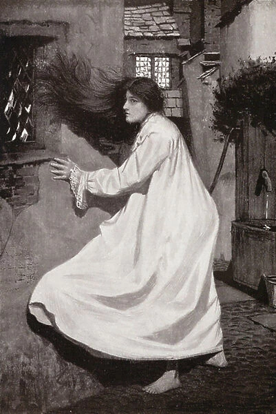 Illustration for George Eliot's Janet's Repentance (litho)
