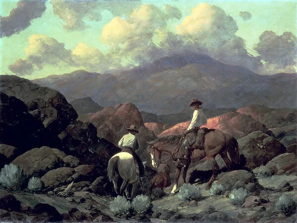 Into the Jackson Hole Country, 1937 (oil on canvas)