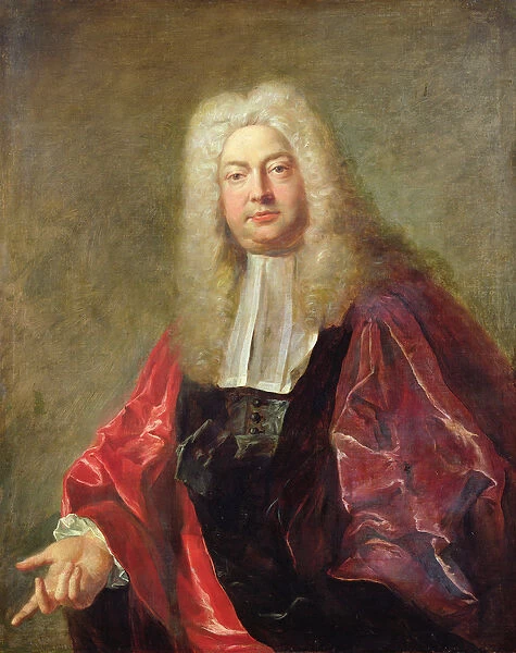 Jean Francois Bouquet, Magistrate of Paris, 1724 (oil on canvas)