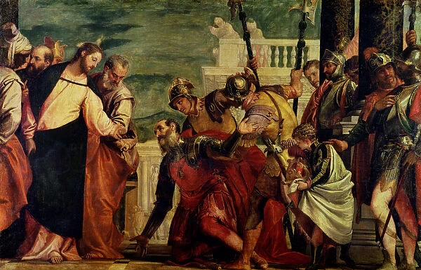 Jesus and the Centurion (oil on canvas)