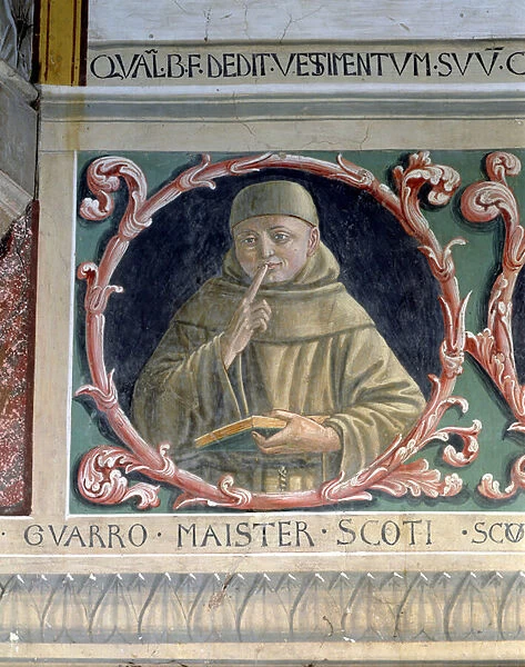 John Duns Scotus (c. 1265-c. 1308) 1450 (fresco)