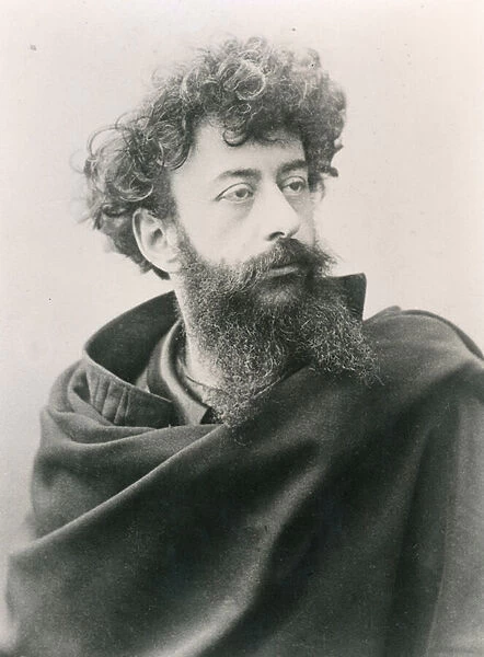 Joseph Peladan (1858-1918) (b  /  w photo)