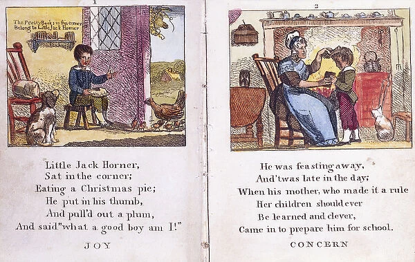 Joy and Concern, 1806 (hand-coloured engraving)